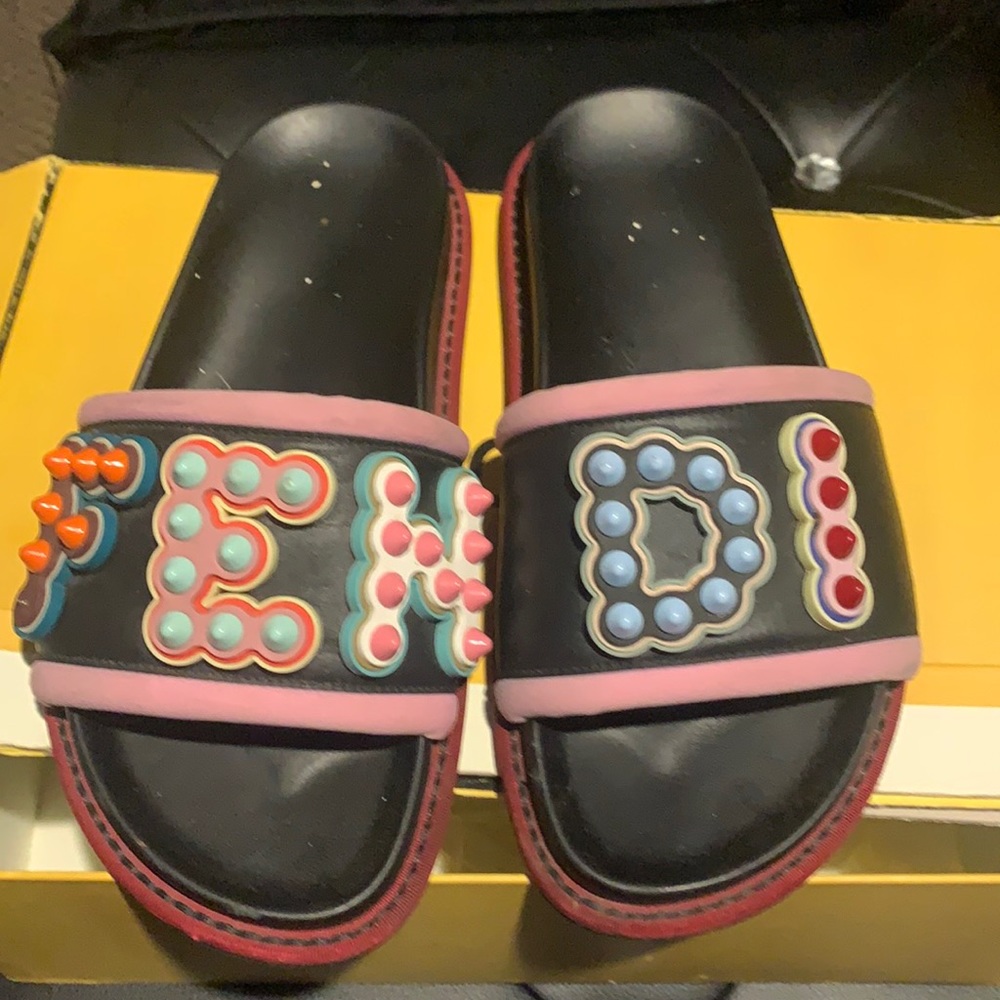 Slides with embellishments